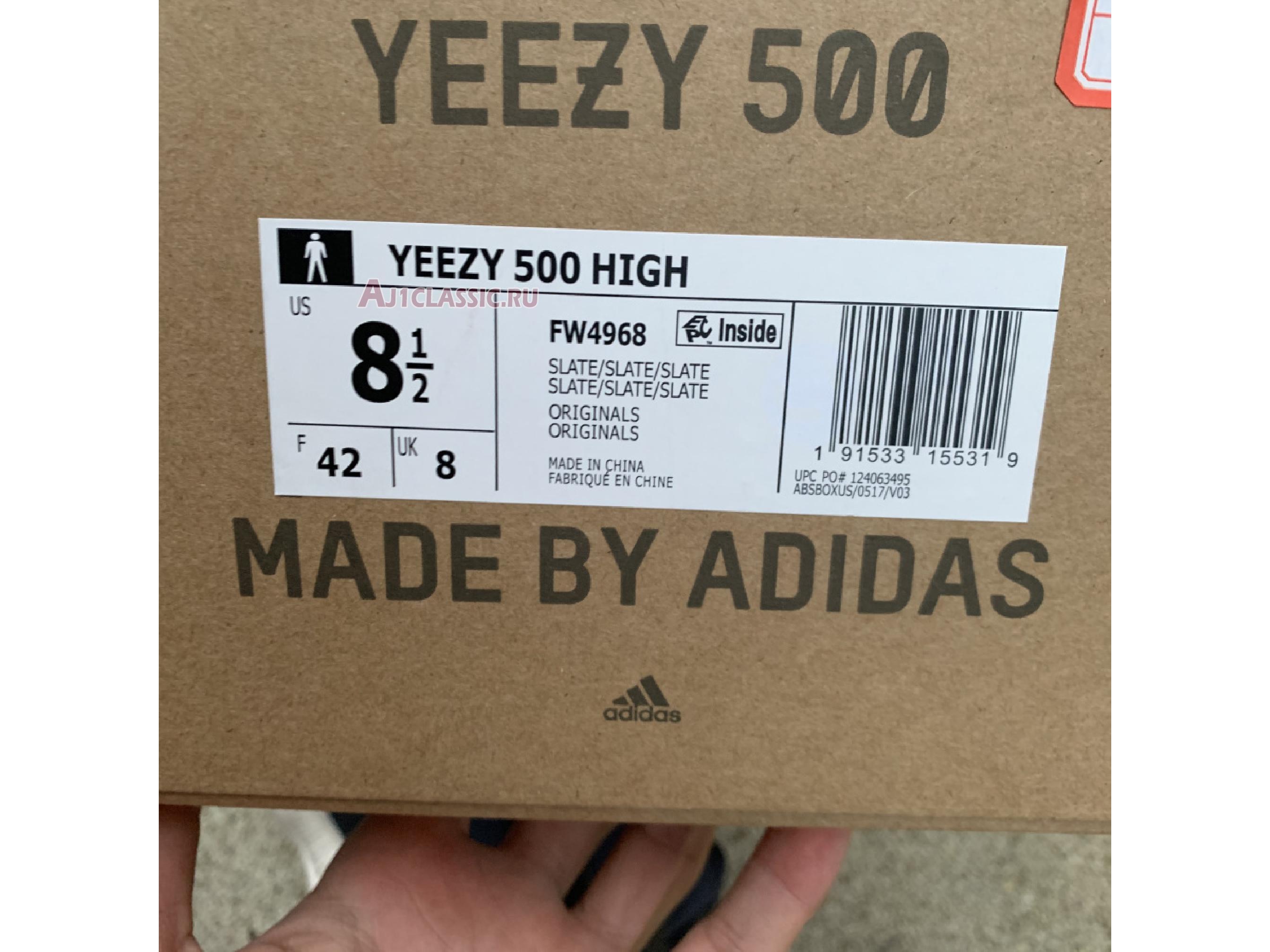 Adidas Yeezy 500 High "Slate" FW4968