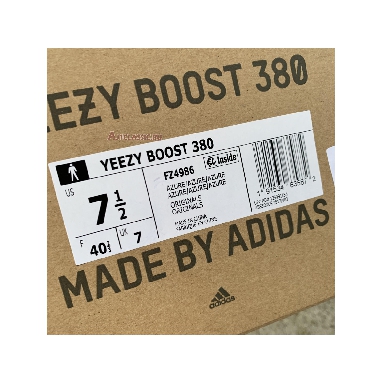 Adidas Yeezy Boost 380 Azure FZ4986 Azure/Azure-Azure Sneakers