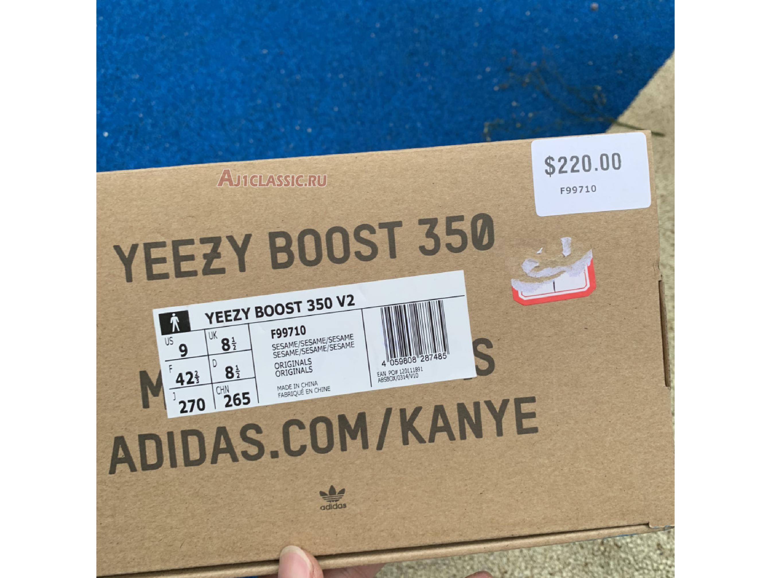 Adidas Yeezy Boost 350 V2 "Sesame" F99710