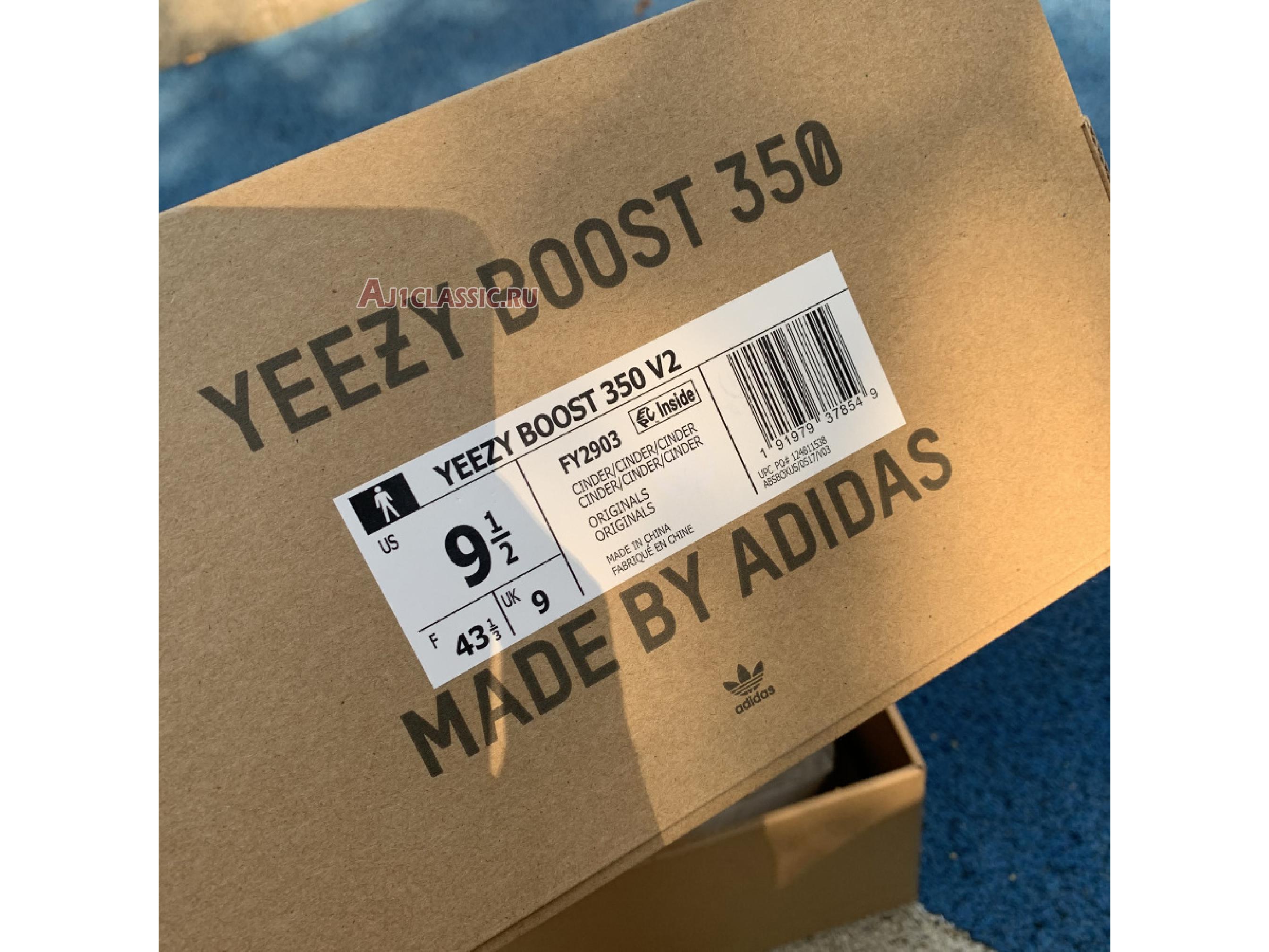 Adidas Yeezy Boost 350 V2 "Cinder Non-Reflective" FY2903