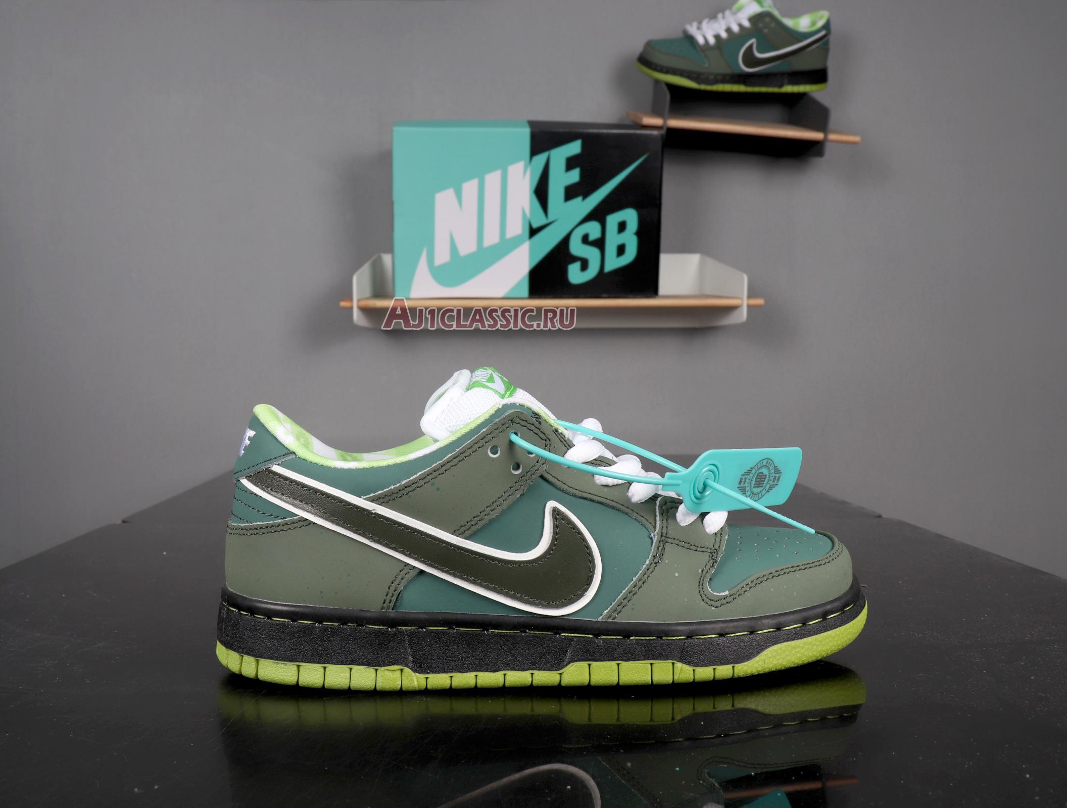 Nike Concepts x Dunk Low SB Green Lobster Special Box BV1310-337 Green Stone/Legion Green-Fir Sneakers