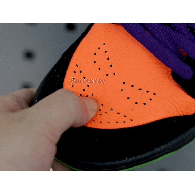 Nike Dunk Low SB Night of Mischief BQ6817-006 Black/Total Orange-Court Purple-Volt Sneakers