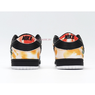 Nike Dunk SB Low Tie-Dye Raygun - Black BQ6832-001 Black/Orange Flash Sneakers