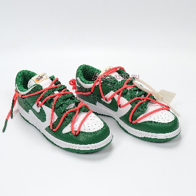 Nike Off-White x Dunk Low Pine Green CT0856-100 White/Pine Green-Pine Green Sneakers