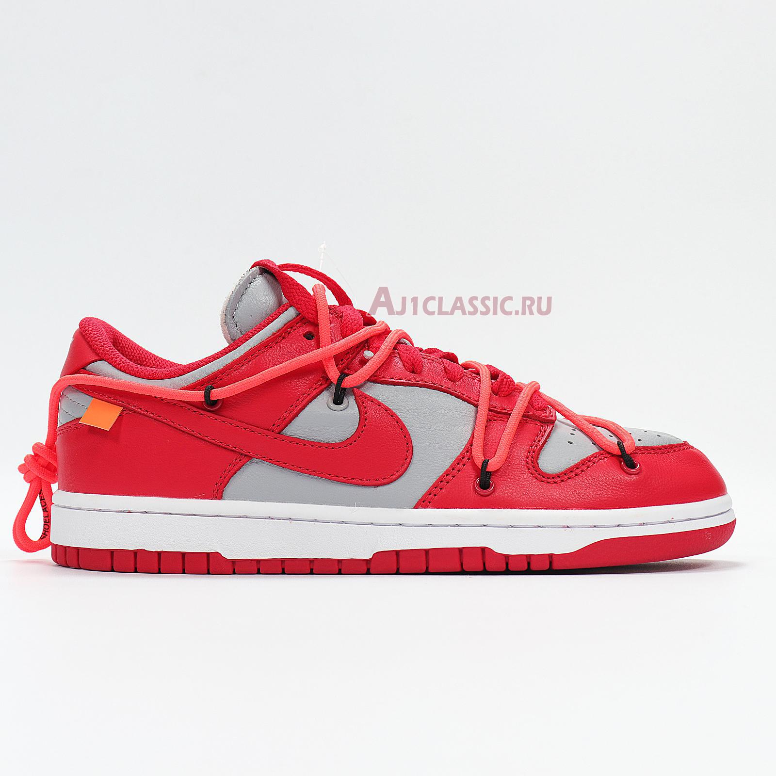 Nike Off-White x Dunk Low University Red CT0856-600 University Red/University Red/Wolf Grey Sneakers