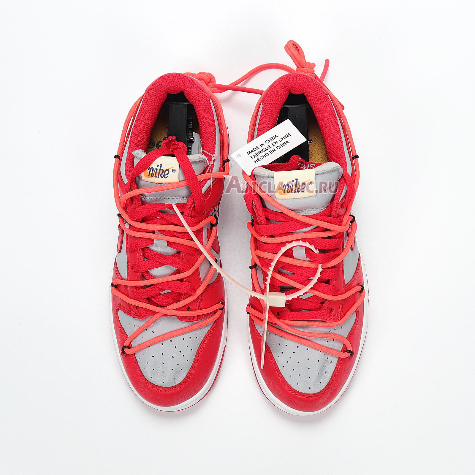 Nike Off-White x Dunk Low "University Red" CT0856-600