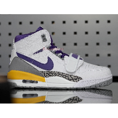 Air Jordan Legacy 312 Lakers AV3922-157 White/Field Purple-Amarillo Sneakers
