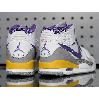 Air Jordan Legacy 312 Lakers AV3922-157 White/Field Purple-Amarillo Sneakers