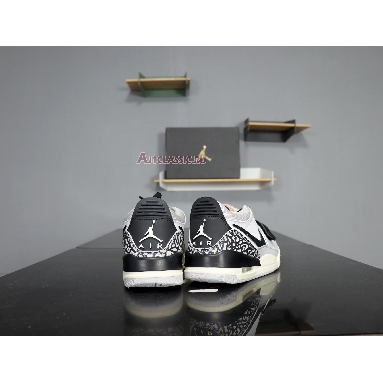 Air Jordan Legacy 312 Low Tech Grey Cement CD9054-101 Summit White/Fire Red/Tech Grey/Black Sneakers