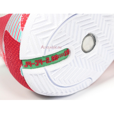Air Jordan 34 Wrapping Paper Christmas PE BQ3381-301 Red/Green/Grey Sneakers