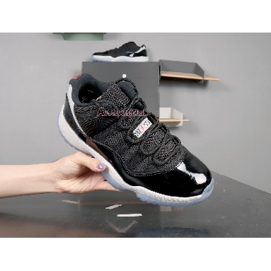 Air Jordan 11 Retro Low Infrared 23 528895-023 Black/Infrared 23-Pr Platinum Sneakers