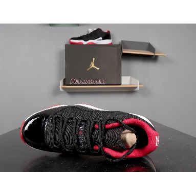 Air Jordan 11 Retro Low Bred 528895-012 Black/True Red White Sneakers