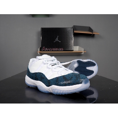 Air Jordan 11 Retro Low Navy Snakeskin 2019 CD6846-102 White/Black-Navy Sneakers