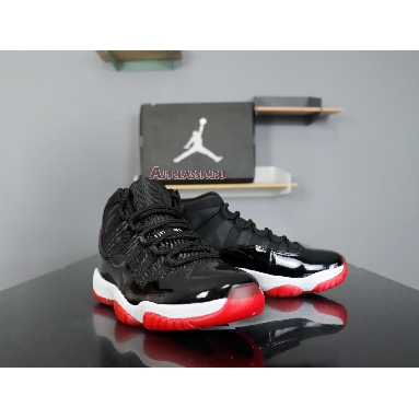 Air Jordan 11 Retro Bred 2012 378037-010 Black/Varsity Red-White Sneakers