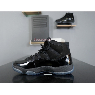 Air Jordan 11 Retro Cap and Gown 378037-005 Black/Black-Black Sneakers