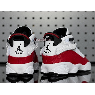 Air Jordan 6 Rings White University Red 322992-120 White/University Red-Black Sneakers