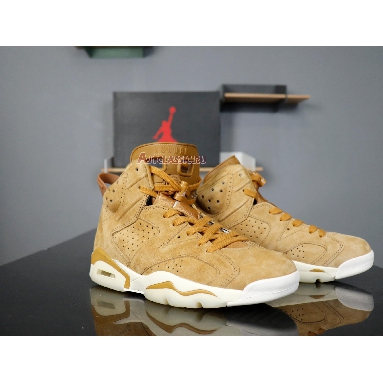 Air Jordan 6 Retro Wheat 384664-705 Golden Harvest/Elemental Gold Sneakers