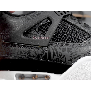 Air Jordan 4 Retro Laser CI1184-001 Black/White-Gum Light Brown Sneakers