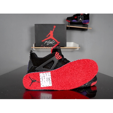 Air Jordan 4 Retro NRG Raptors AQ3816-065 Black/University Red-Court Purple​ Sneakers