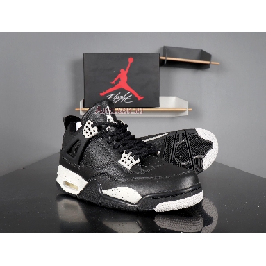 Air Jordan 4 Retro LS Oreo 2015 314254-003 Black/Tech Grey-Black Sneakers