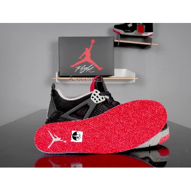 Air Jordan 4 Retro Bred 2012 308497-089 Black/Tech Grey-Black Sneakers