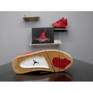 Air Jordan 4 Retro NRG Singles Day AV3914-600 Fire Red/Summit White-Black Sneakers