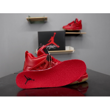 Air Jordan 4 Retro NRG Singles Day AV3914-600 Fire Red/Summit White-Black Sneakers