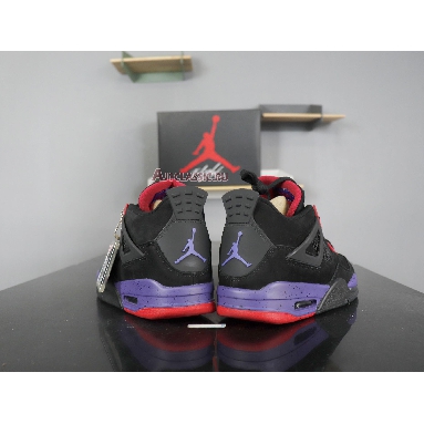 Air Jordan 4 Retro NRG Raptors - Drake Signature AQ3816-056 Black/University Red-Court Purple Sneakers