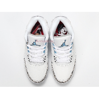 Air Jordan 3 Retro UNC CT8532-104 White/Valor Blue/Tech Grey Sneakers