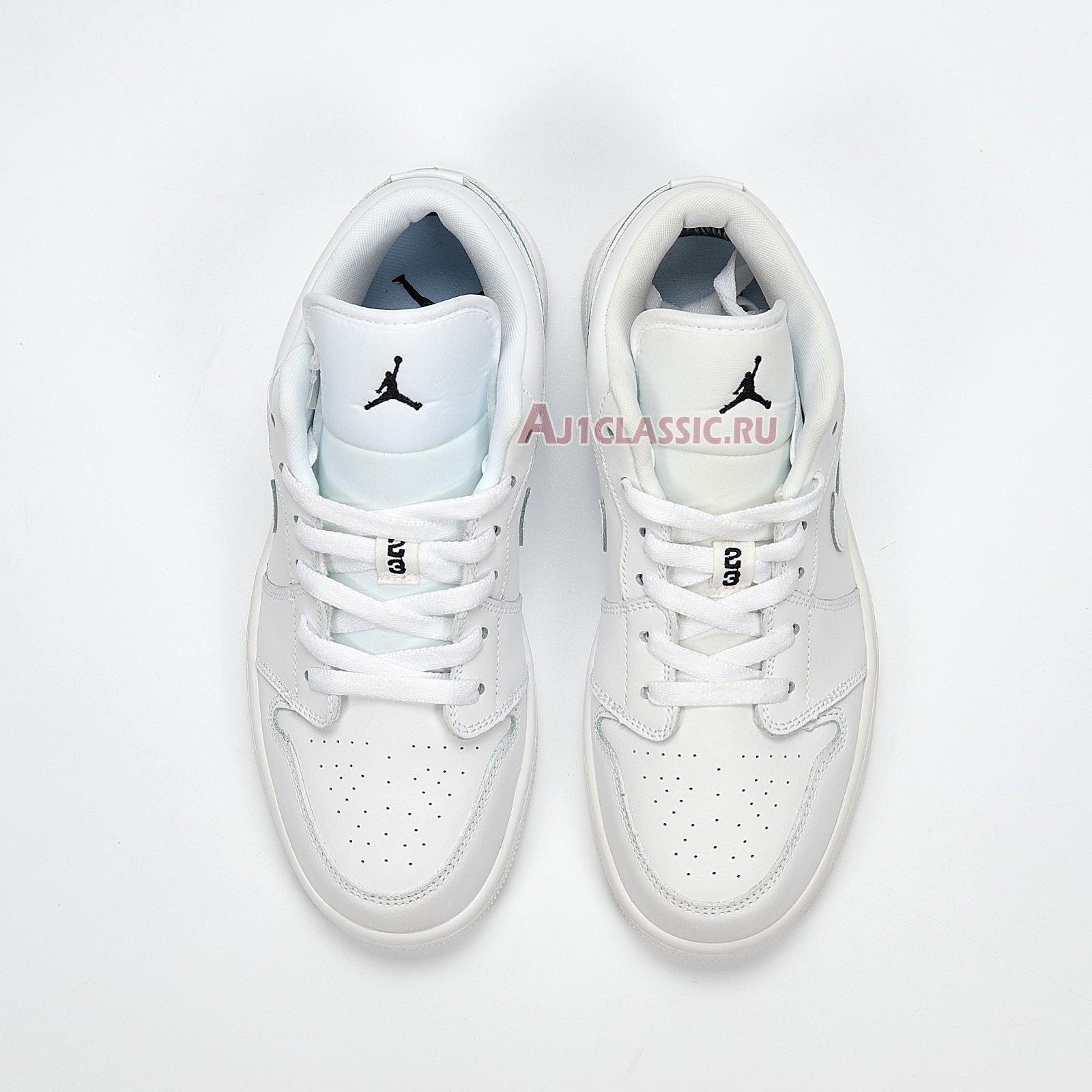 Air Jordan 1 Low "White Black" 553560-101