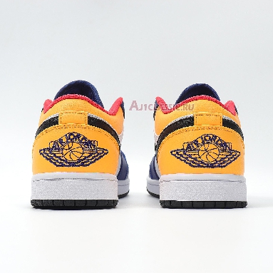 Air Jordan 1 Low Royal Yellow 553558-123 Blue/White/Yellow/Black/Red Sneakers