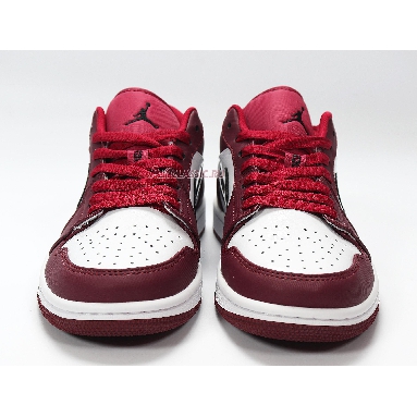 Air Jordan 1 Low Noble Red 553558-604 Noble Red/White/Black Sneakers