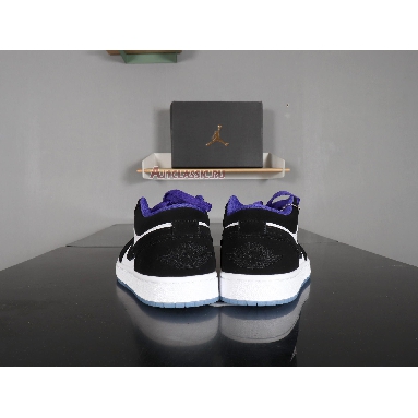 Air Jordan 1 Low Concord 553558-108 White/Black/Dark Concord Sneakers