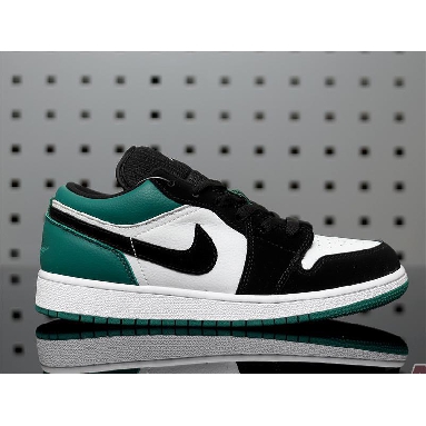 Air Jordan 1 Retro Low Emerald Rise 553560-113 White/Emerald Rise-Black Sneakers