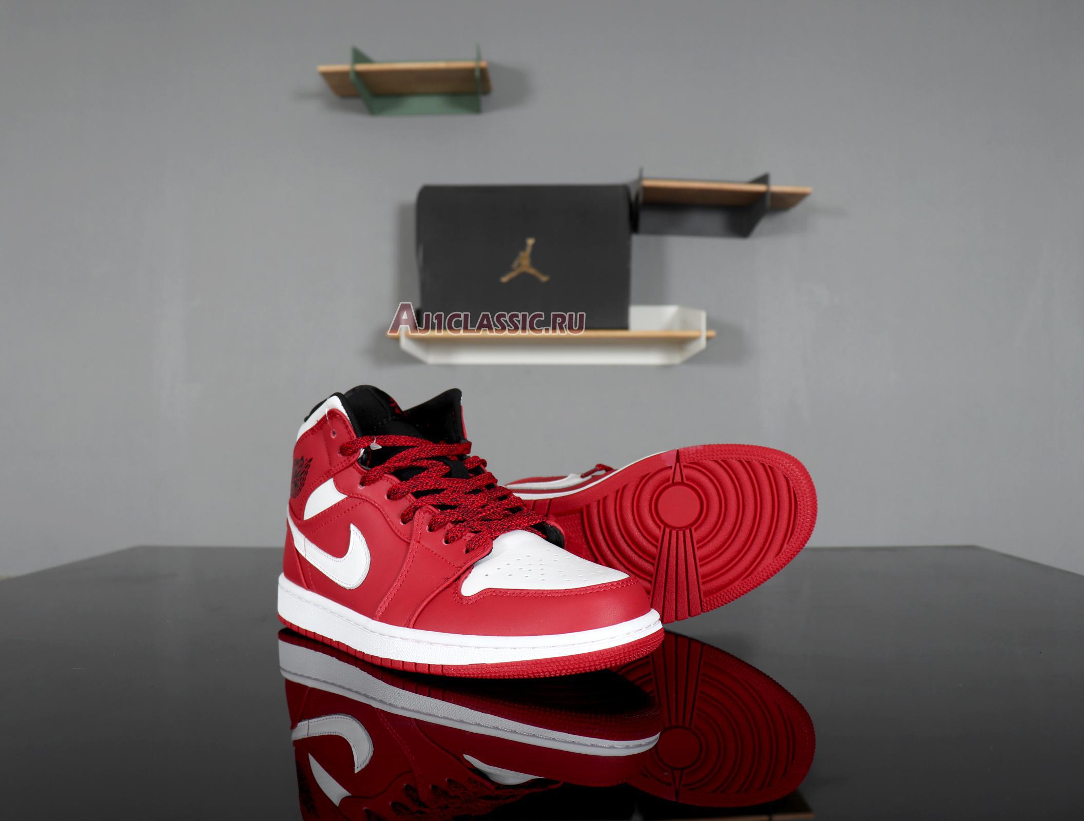 Air Jordan 1 Mid "Gym Red" 554724-605