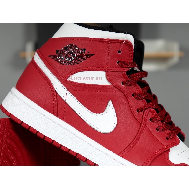 Air Jordan 1 Mid Gym Red 554724-605 Gym Red/White Sneakers