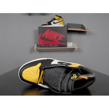 Air Jordan 1 Retro High OG Yellow Toe AR1020-700 Black/Yellow/White Sneakers