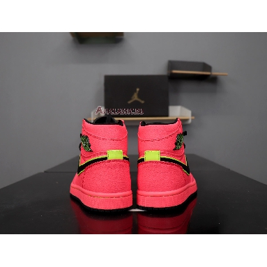 Air Jordan 1 High Premium Hot Punch AQ9131-600 Hot Punch/Black-Volt Sneakers
