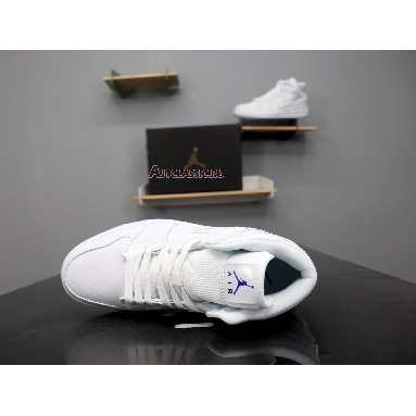 Air Jordan 1 Retro Mid White Concord BQ6578-100 White/Concord-White Sneakers
