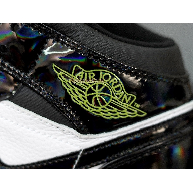 Air Jordan 1 Mid SE Black Cyber BQ6931-003 Black/Cyber-White-Mystic Green Sneakers