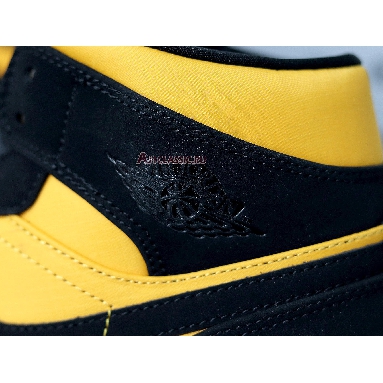 Air Jordan 1 Mid Black Gold CD6759-007 Black/Black-University Gold-White Sneakers