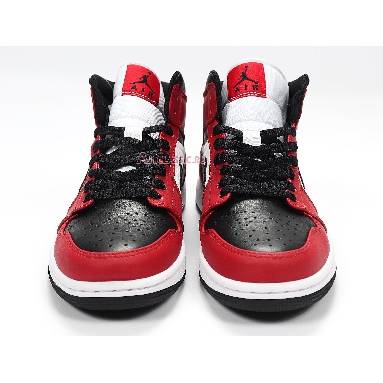 Air Jordan 1 Mid Chicago Black Toe 554724-069 Black/Gym Red/White Sneakers
