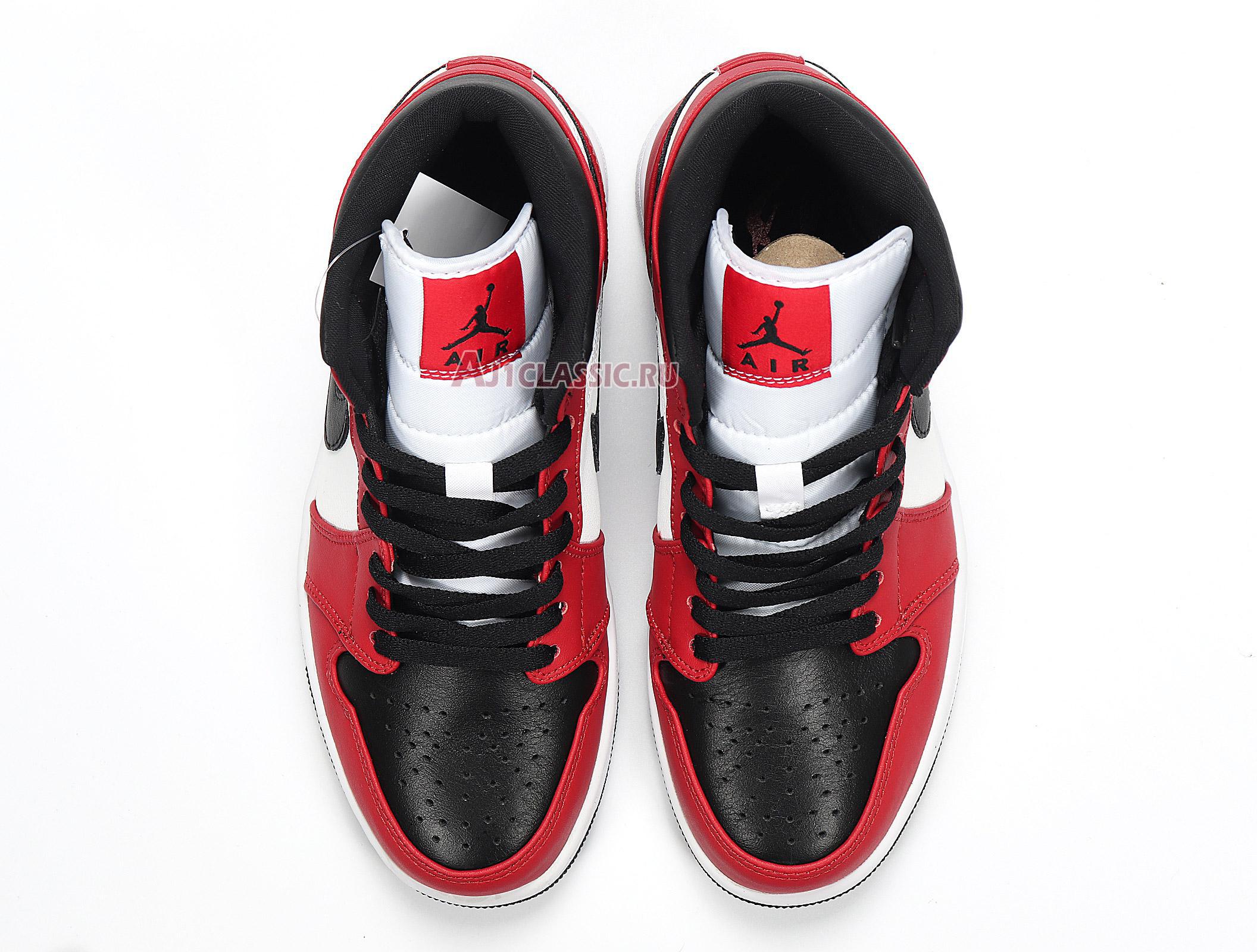 Air Jordan 1 Mid "Chicago Black Toe" 554724-069