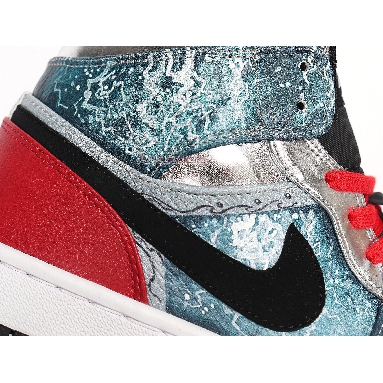 Air Jordan 1 Mid Marvel Thor 556297-023 Blue/Red/Silver/Black/White Sneakers