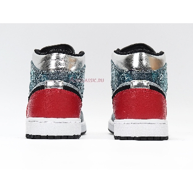 Air Jordan 1 Mid Marvel Thor 556297-023 Blue/Red/Silver/Black/White Sneakers