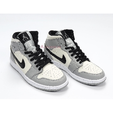 Air Jordan 1 Mid Smoke Grey 554724-092 Light Smoke Grey/Black/White Sneakers