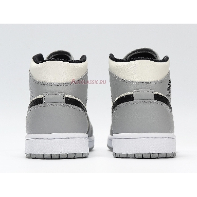 Air Jordan 1 Mid Smoke Grey 554724-092 Light Smoke Grey/Black/White Sneakers