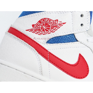 Air Jordan 1 Mid USA BQ6472-164 White/University Red/Game Royal Sneakers