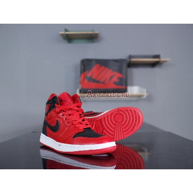 Air Jordan 1 Mid Reverse Banned 554724-601 Red/White Sneakers