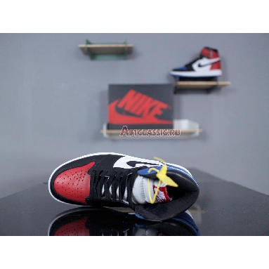 Air Jordan 1 Retro High OG Top 3 555088-026 Black/Varsity Red-Varsity Royal Sneakers